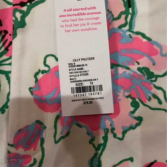 Lilly Pulitzer Gretchen Women's Shorts - Picture 2 of 2